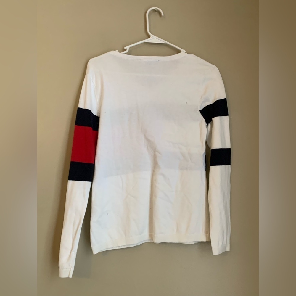 Tommy Hilfiger Light Weight sweater shirt classic flag 4th of july americana y2k - Picture 9 of 9